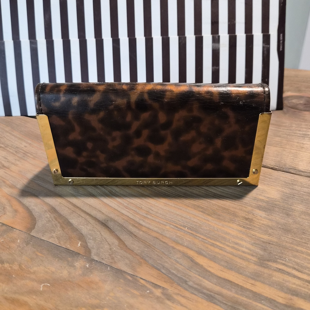 Tory Burch Tortoise Shell Clutch